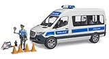 bruder 02683 - MB Sprinter Polizei Einsatzfahrzeug mit Light & Sound Modul,...
