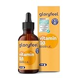 Vitamin D3 5000 I.E. pro Tropfen, Hochdosiert - 50ml (flüssig) in MCT-Öl aus...