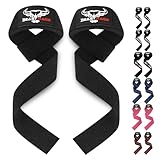 BEAST RAGE Zughilfen für Krafttraining (Fitness Straps) Kreuzheben Gurte Frauen...