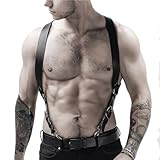 BDSMAGE Harness Männer Leder Hosenträger Herren Gay Unterwäsche Herren Sexy...