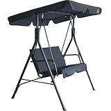 BIXENTE 2-Sitzer Garten Hollywoodschaukel - Ergonomisches Design, stabile...