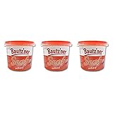 3er Pack Bautzner Senf scharf im Becher (3 x 200 ml) Senfbecher, Bautzner...