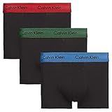 Calvin Klein Herren 3p Low Rise Trunk' Boxershorts, Schwarz (B-EDEN/VALLARTA...