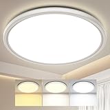 Swoieltr Deckenlampe LED Ultradünne Deckenleuchte mit Fernbedienung Dimmbar...
