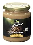 biozentrale Erdnussmus Crunchy | 3x 250 g Bio-Nussmus | vegane & glutenfreie...