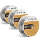 3 Rollen 0,8mm 1KG Fülldraht MIG MAG Schweißdraht für Schweißgerät ohne...