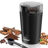 Aigostar Elektrische Kaffeemühle Mahlgrad Einstellbar BPA Frei Caffe Grinder...