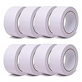 gws Putzband PVC gerippt weiß 8 Rollen Abklebeband von Hand reißbar...
