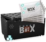 Therm Box Profi Styroporbox GN1 mit 5X Kühlakku für Kühlbox Set 46,45L Innen:...