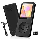 32GB MP3 Player - Bluetooth 5.3 mit 1.8' TFT Farbbildschirm mit Kopfhörer HiFi...