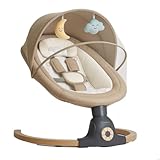 BEBE2LUXE AVA – Elektrische Babyschaukel/Babywippe, 5...
