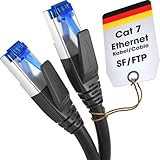 KabelDirekt – Cat 7 Netzwerkkabel, bruchfest konstruiert – 5 m – 10...