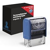 stempel-fabrik – Imprint 11 Stempel mit Wunschtext personalisieren –...