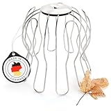 greate Dachrinnen Laubschutz Verzinkt 87 bis 100mm einstellbar - Fallrohrschutz...