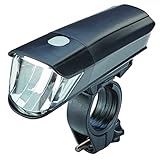 Prophete Fahrrad LED Batterieleuchten-Set, Scheinwerfer 40 Lux (umschaltbar...