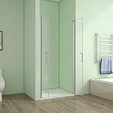 100cm Duschabtrennung Verstellbereich von 96-100cm Höhe:185cm Duschtür Doppel...