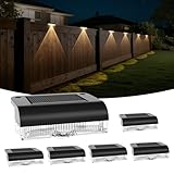 Solar Wandleuchte Aussen, 6 Stück LED Solarleuchten für Außen, Solar...