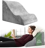 WELL B4 Ergonomisches Lesekissen für Bett und Sofa – Bequemes Rückenkissen...
