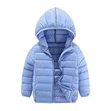 XINYUNZU Leichte Steppjacke Mädchen und Jungen Puffer Jacke Kapuzenjacke...