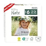 Eco by Naty Baby Windeln Pants - umweltfreundliche Premium-Bio Höschenwindeln...