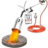 Hansewerk® Abflammgerät mit Piezozündung inkl. Druckregler und 5 Meter...