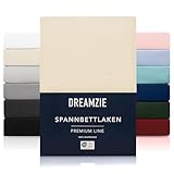 Dreamzie Spannbetttlaken 200x200 cm - 100% Microfraser - Spannbetttuch für...