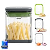 Ibergrif M523 Pommesschneider und Gemüseschneider, 3 in 1 Kartoffelschneider,...