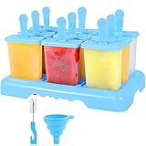 Alinana Eisformen Eis am Stiel, 9 Eisformen Wiederverwendbar, Individuelles...