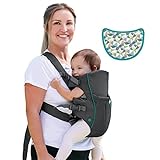 INFANTINO Swift Classic Carrier – ergonomische Babytrage mit 2 Tragepositionen...