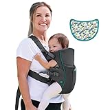 INFANTINO Swift Classic Carrier – ergonomische Babytrage mit 2 Tragepositionen...