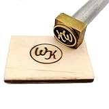 Dein Brandstempel elektrischer persönlichen Initialen in 15 x 13 mm