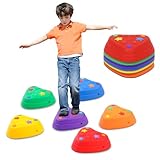 RORLAND Balanciersteine für Kinder, 6er Set Stapelsteine Balancieren fördert...