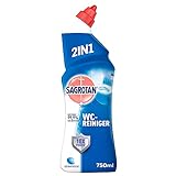 Sagrotan WC-Reiniger Ozeanfrische – 2in1 Reinigungsmittel mit Antischmutzfilm...