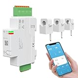 eMylo 3-Phasen Smart Wifi Energy Meter 80A Echtzeit-Überwachung Meter mit Split...