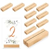 Litimkat 10 Stück Kartenhalter aus Holz für Hochzeiten, Bankette und Partys,...