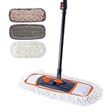 CLEANHOME Nass- & Trockenmopps für den Haushalt，Bodenwischer Set mit 3...
