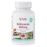 Echinacea 400 mg - 90 Kapseln - hochdosiert und vegan - Sonnenhut | Qualität...