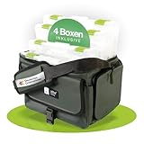 Zite Fishing Angeltasche mit Boxen 35cm [4 Tackle-Boxen inkl.] Angelkoffer...