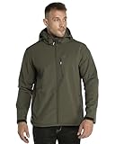 33,000ft Softshelljacke für Herren Wasserdicht Winterjacke Winddicht Warme...