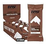 EVRST Energy Bar Double Chocolate Chip | Energieriegel | 16% Protein | (12...