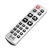 Seki Easy Plus Silber-schwarz lernfähige Universalfernbedienung mit Großtasten