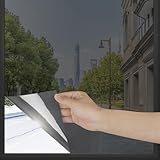 Homein Spiegelfolie Fenster Sichtschutz Sonnenschutzfolie Innen 44,5x200cm,...