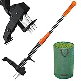 Unkrautstecher zum Aufstellen – 101,6 cm Langer Unkrautstecher + Gartentasche,...