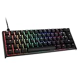 Ducky ONE 2 Mini Gaming Tastatur, RGB-LED Gaming Keyboard, Cherry MX-Brown,...