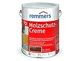 Remmers Holzschutz-Creme 3in1 nussbaum, 5 Liter, tropffreie Holzlasur für...