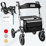 Lösch Reha Mobility Rollator faltbar & leicht mit Sitz I Preis-/Leistungssieger...