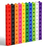 HOTUT Steckwürfel,100 Stück Mathe-Würfel,rechenwürfel, Lernen...