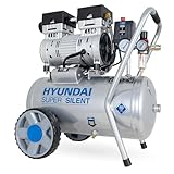 HYUNDAI Silent Kompressor SAC55752 | 24L Kessel, 8bar, ölfrei | 0.75kW / 1.0PS...