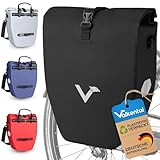 Valkental® Große & wasserdichte Gepäckträgertasche - Fahrradtasche für...
