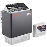 VEVOR Saunaofen, 6 kW, 400 V, 3N tragbarer Saunaofen für drinnen & draußen mit...